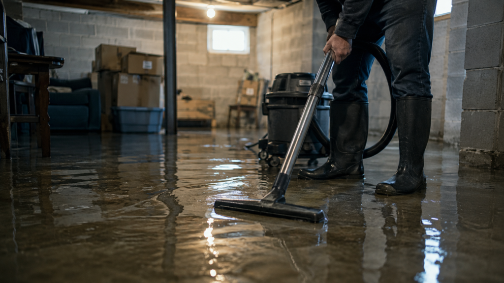 DIY vs. Professional Basement Water Cleanup: When to Call a Pro