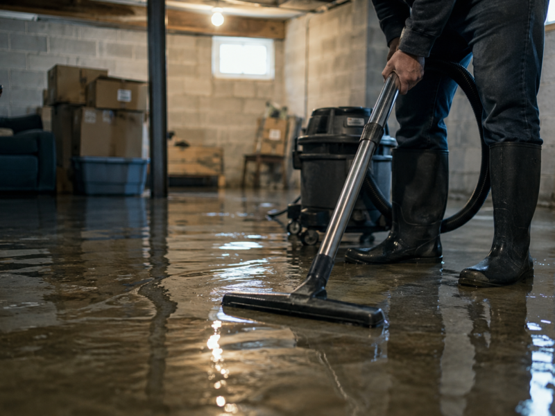 DIY vs. Professional Basement Water Cleanup: When to Call a Pro