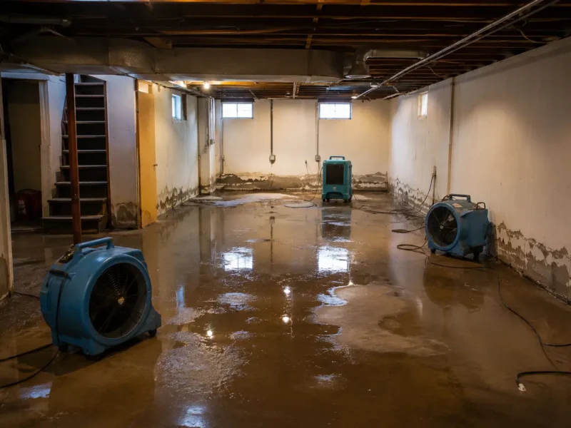 Basement Water Damage in Peoria IL – What Harmon Homeowners Need to Know About Drying Time